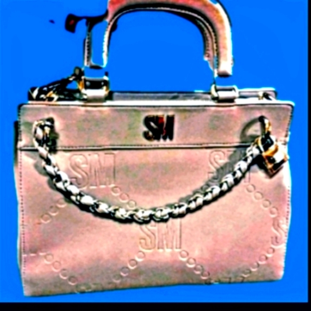 NWT STEVE MADDEN gray shoulder handbag